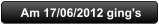 Am 17/06/2012 ging's
